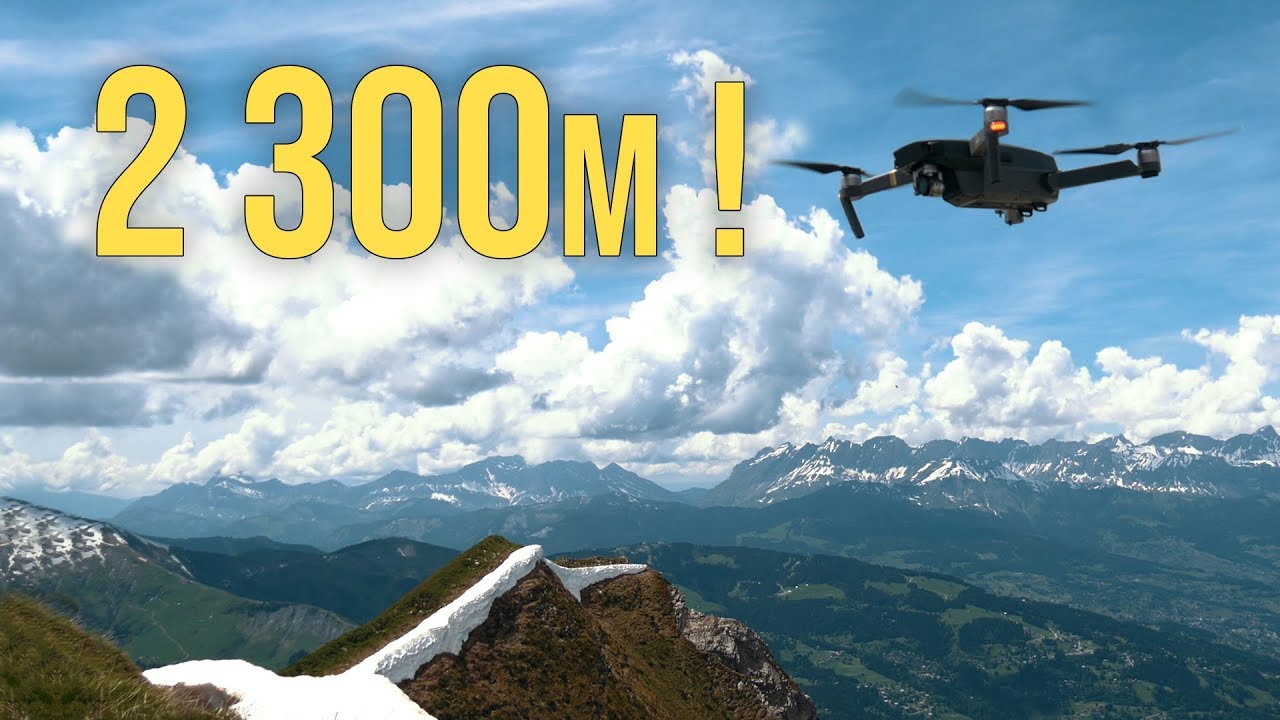 J'ai volé à plus de 2300 mètres d'altitude !