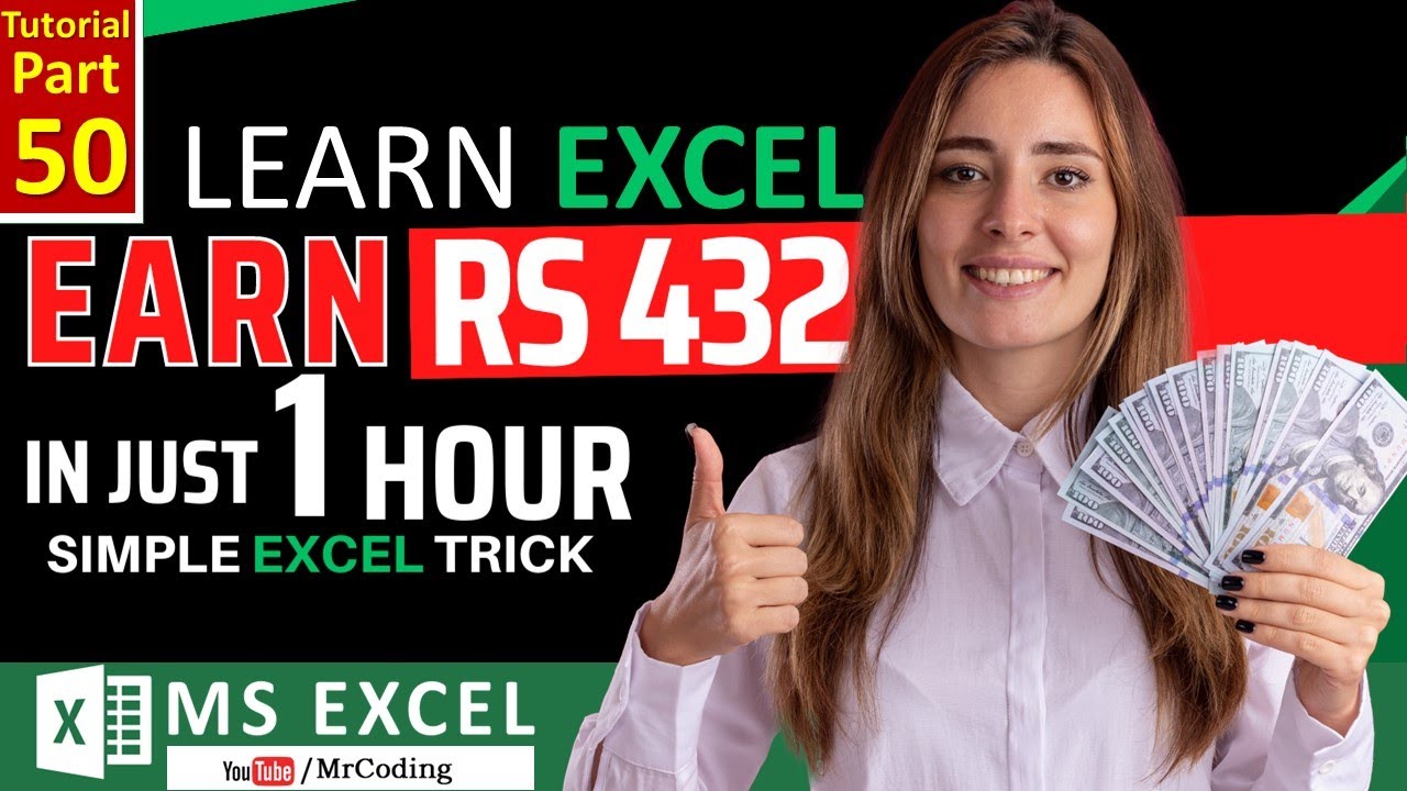 MS-EXCEL-50-Excel Trick to Earn Rs 432 in 1 Hour | How I Made Money from EXCEL | Data Cleaning Job