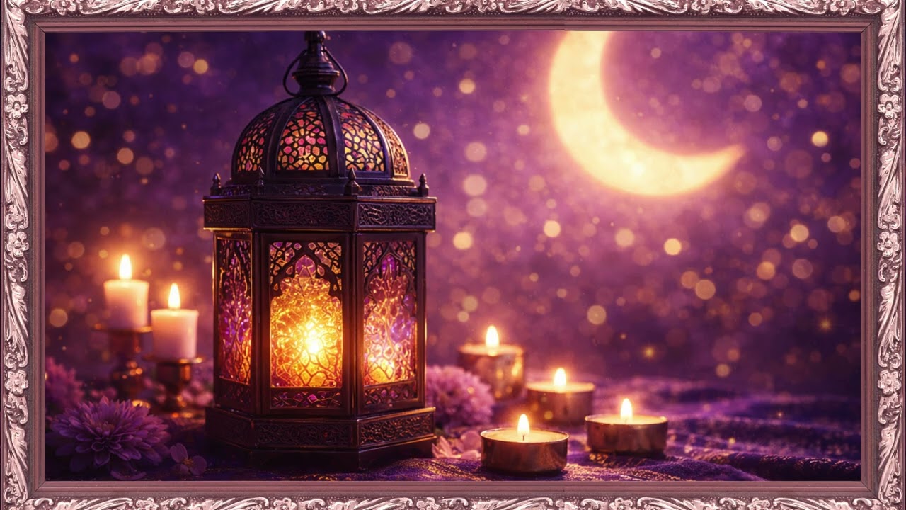 خلفية فانوس رمضان متحركة 4K ✨ لوحة فنية للتلفزيون | Ramadan Lantern TV Wallpaper