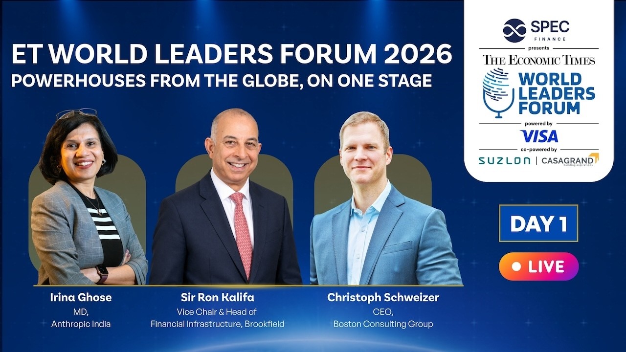 LIVE | ET WLF 2026 Session 1: Powerhouses from the globe on one stage