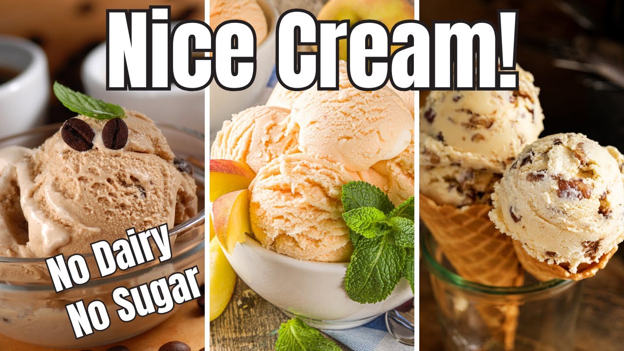 4 Healthy Vegan Nice Creams | Dairy-Free Ice Cream Made in Minutes