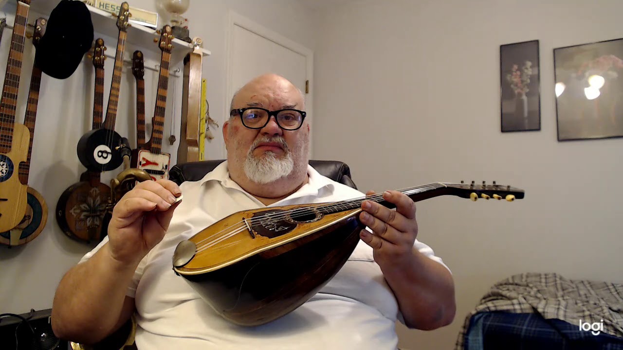 Antique 1902 Angelo Mannello Mandolin Repair