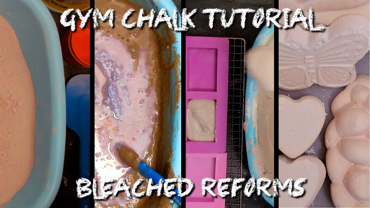 Gym Chalk Tutorial - Bleached Reforms w/ Full Crush Included  | ASMR | Oddly Satisfying