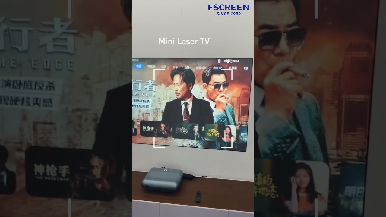 【FSCREEN】Fresnel ALR Magnetic Rollable Projection Screen,  Mini Laser TV 