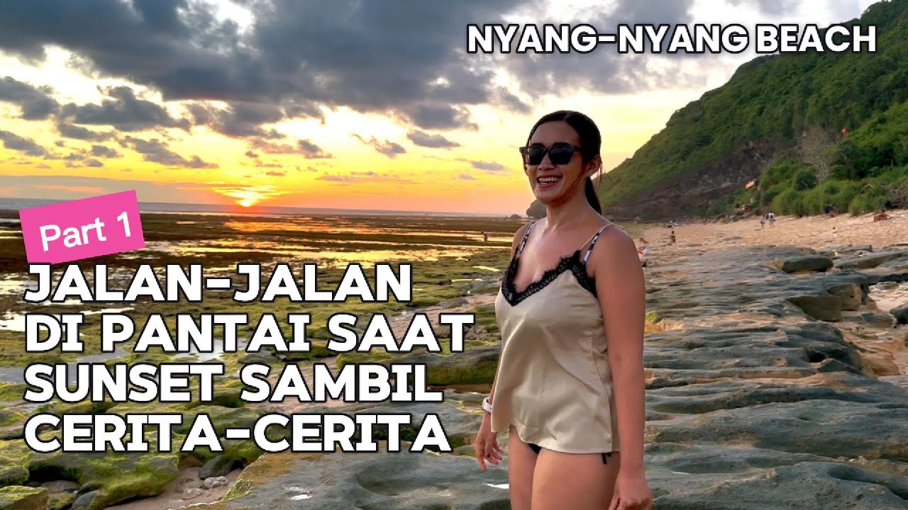 Cari Hidden Gem Natural Pool di Pantai Saat Air Laut Sedang Surut Banget Pas Jam Sunset [Part 1]