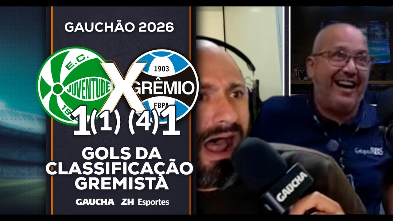 EMPATE E PÊNALTIS: OS GOLS DA CLASSIFICAÇÃO DO GRÊMIO NA VOZ DE MARCELO DE BONA | 22/06/2026