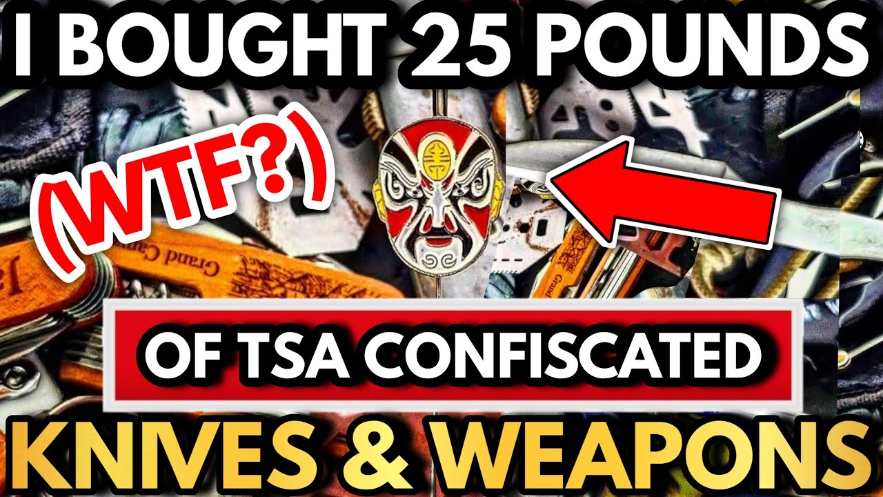 НЕТ! - Я купил 25 ФУНТОВ конфискованных TSA ножей и оружия! - ЧТО ЭТО ЗА ТАКОЕ?! - Часть 2