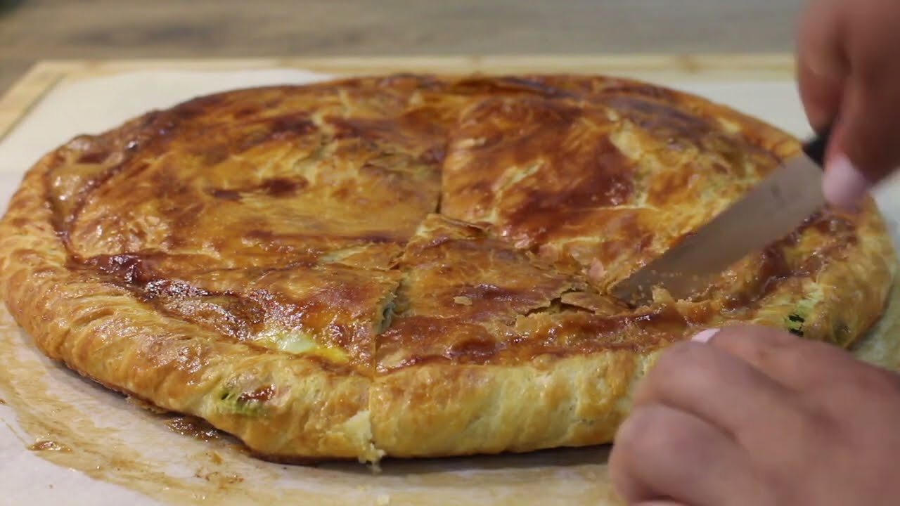 Слоеное тесто за 5 минут! Вкусный рецепт в последнюю минуту, чтобы удивить ваших гостей 👌