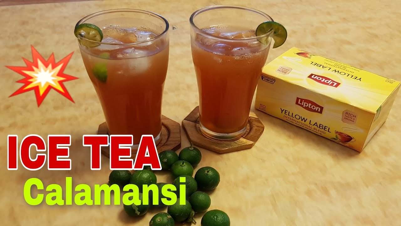 Ice tea lipton recipe | calamansi with vitamin C drinks