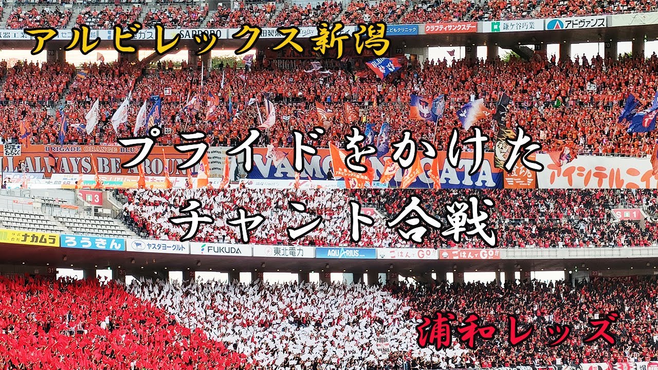 【白熱のチャント合戦/vlog】アルビレックス新潟 浦和レッズ Jリーグ