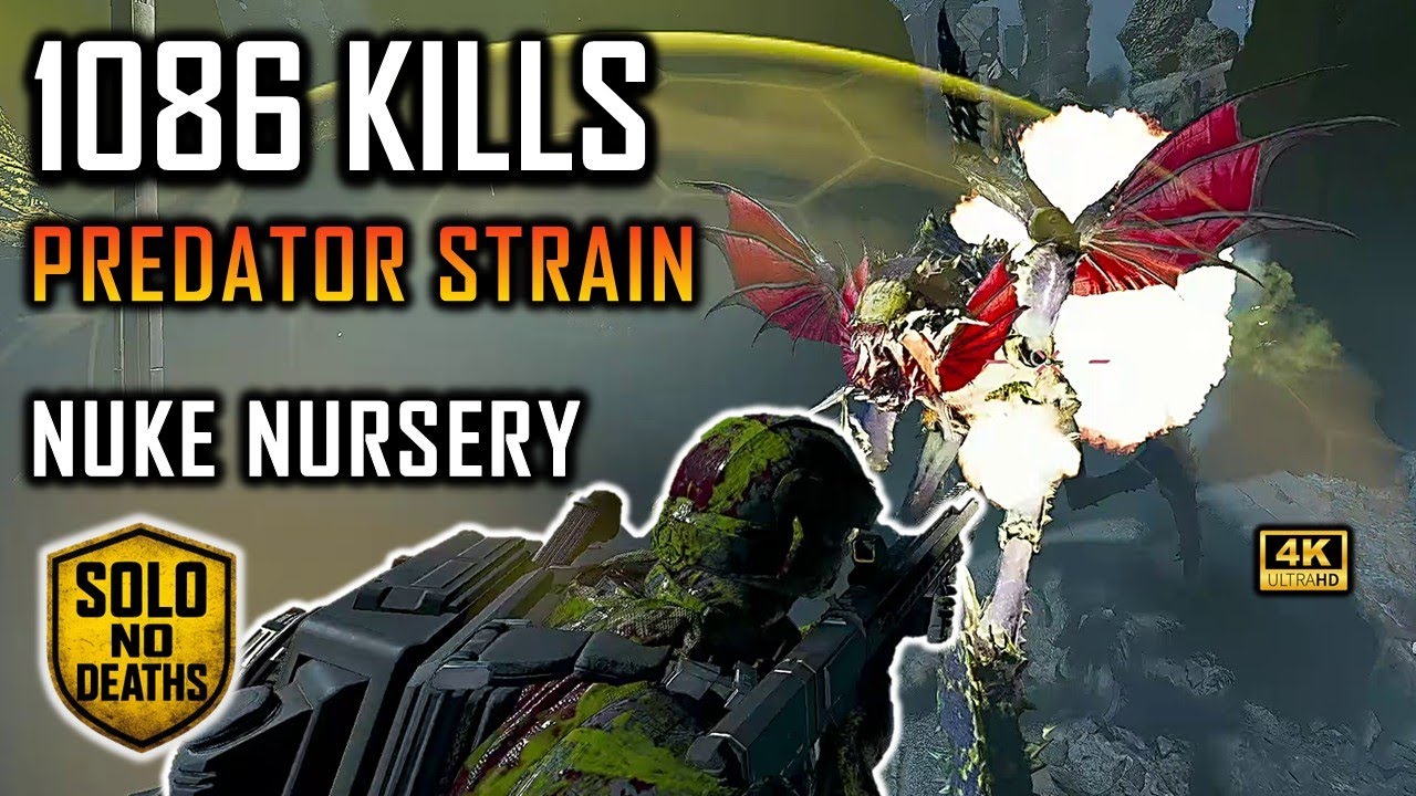 1086 Solo Kills - Predator Strain in Mega City Nuke Nursery | No Deaths