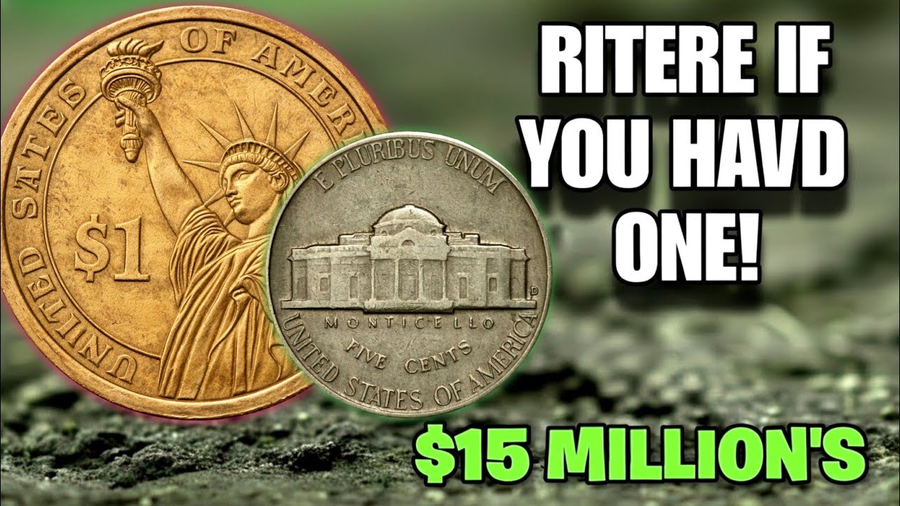 Top 3 President One Dollar Coins And Jefferson Nickels That Could Be Worth Serious Money 💰