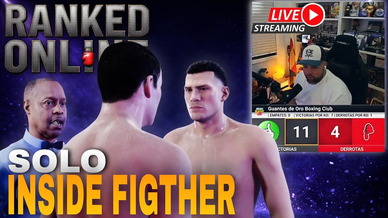 RANKED ONLINE 🥊 Solo Inside Fighters | Undisputed Competitivo