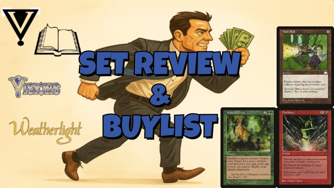 Обзор набора Premodern MTG Finance: Visions & Weatherlight | Основные материалы, игровые карты, о...