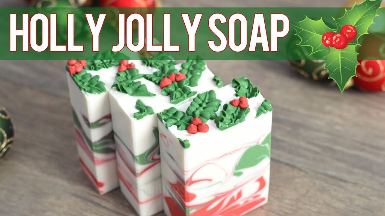 Праздник ручной работы: мыло Holly Jolly | MO River Soap