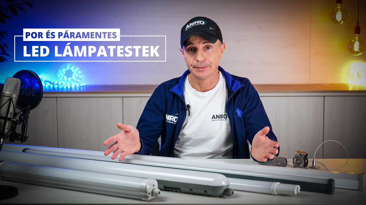 POR PÁRAMENTES LED LÁMPATEST raktár, műhely világítás! Típusok, beépítés, fényerő teszt!