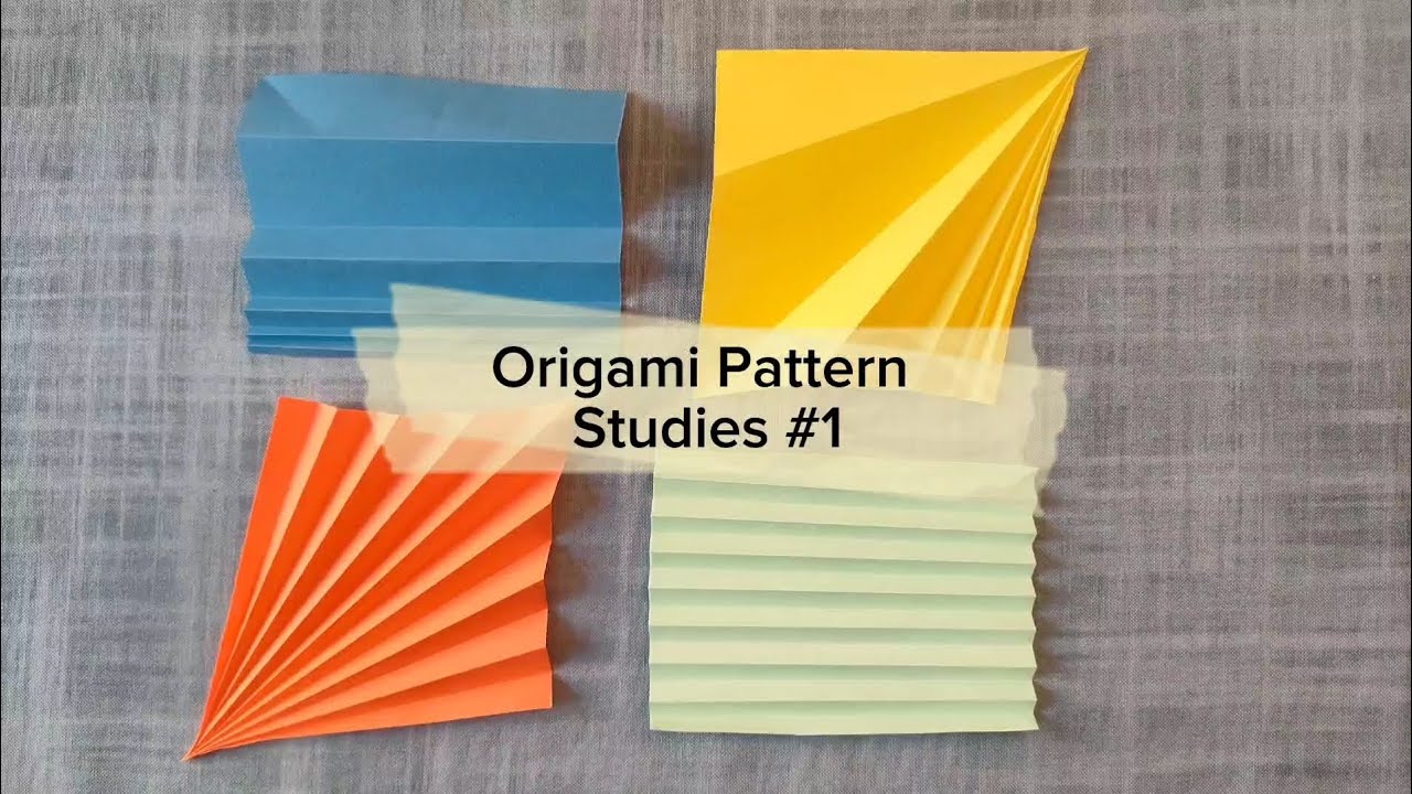 Origami Pattern Studies #1