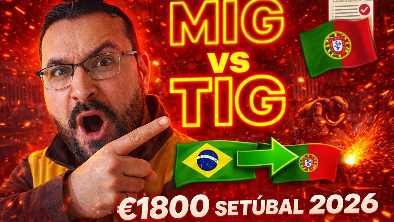 MIG ou TIG para Portugal? 86% das Vagas Pedem ESTE (Soldadores Erram Feio)