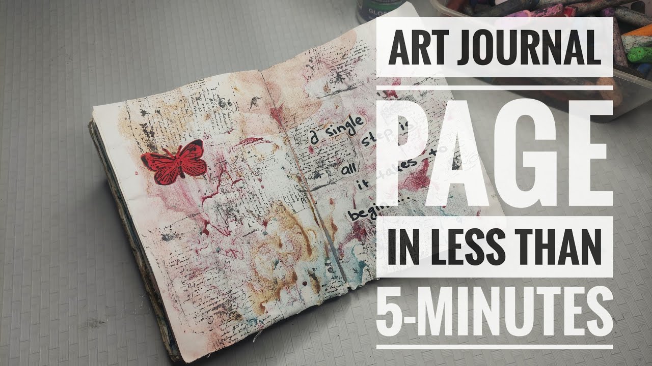 Art Journal page | Less than 5-Minutes 