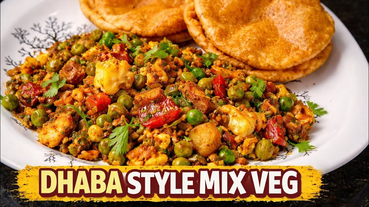 Dhaba Style Mix Veg Sabji | Hotel Style Veg Curry