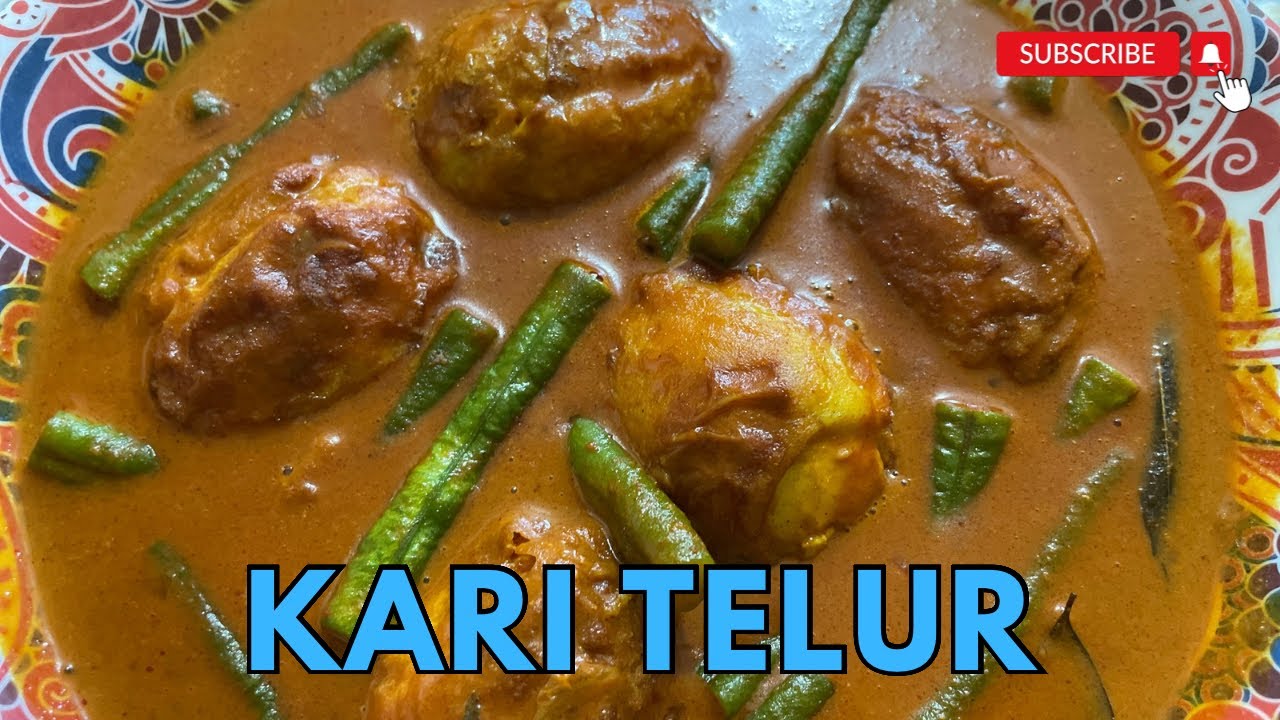 🔴 HIDANGAN PANTAS DAN JIMAT‼️ RESEPI KARI TELUR