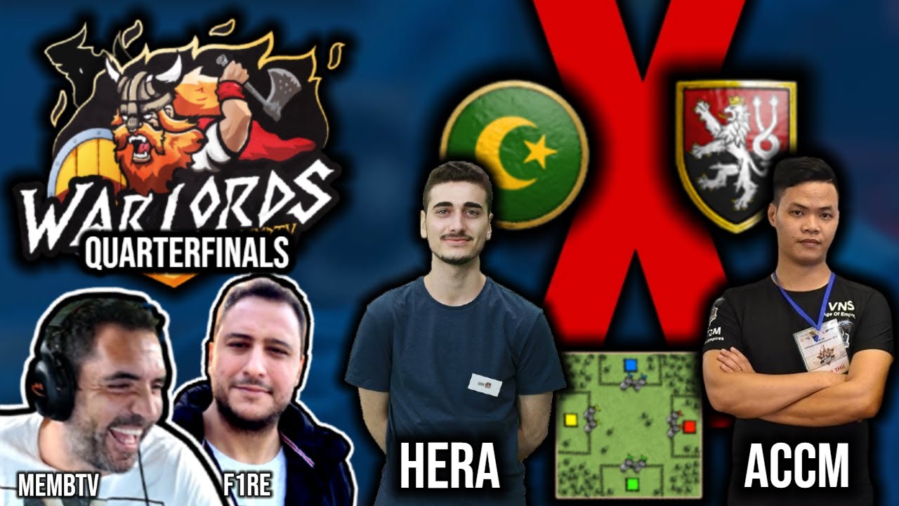 @HeraAgeofEmpires2 VS @ACCMAgeOfEmpires2 | Casting GAME 1 WARLORDS QF With @MembTV
