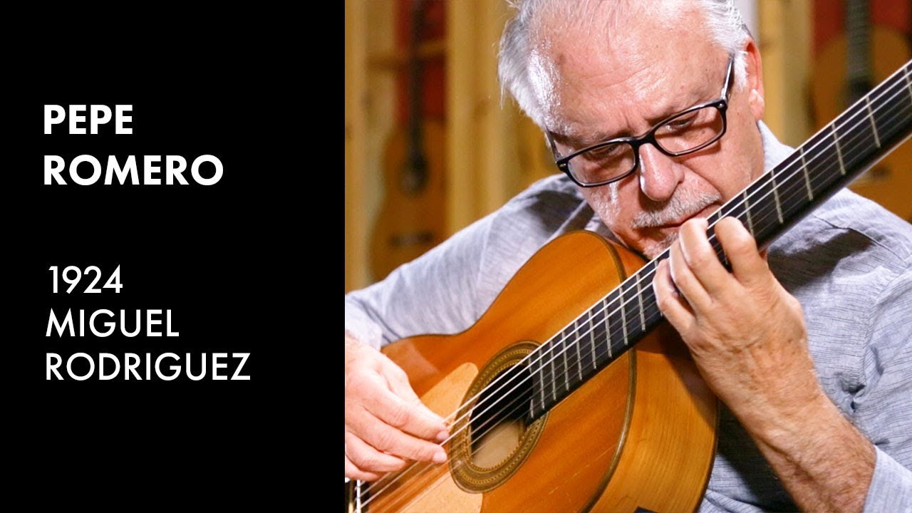 Turina's 'Sevillana' played by Pepe Romero on a 1924 Miguel Rodriguez