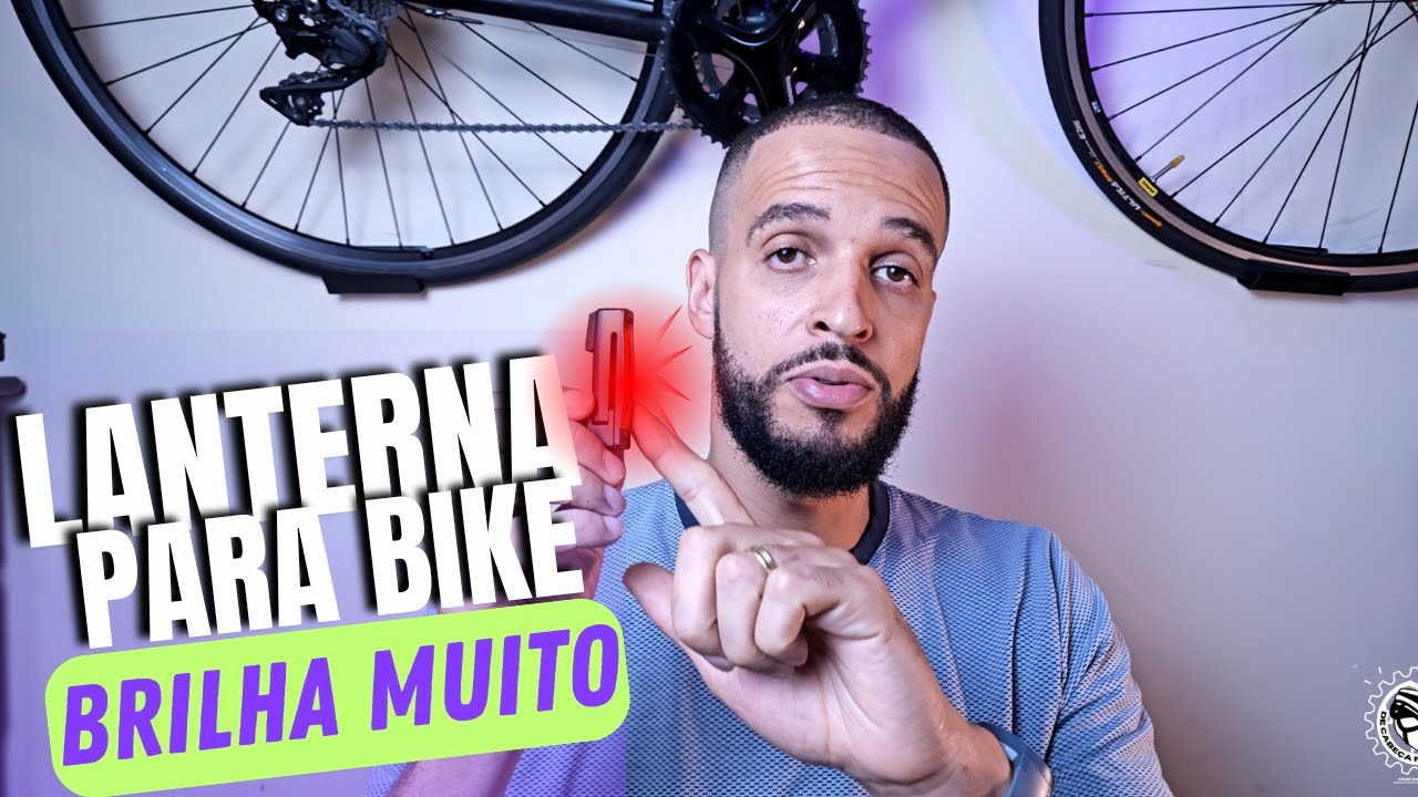 A Lanterna Traseira com MELHOR Visibilidade e Bateria de Longa Duração