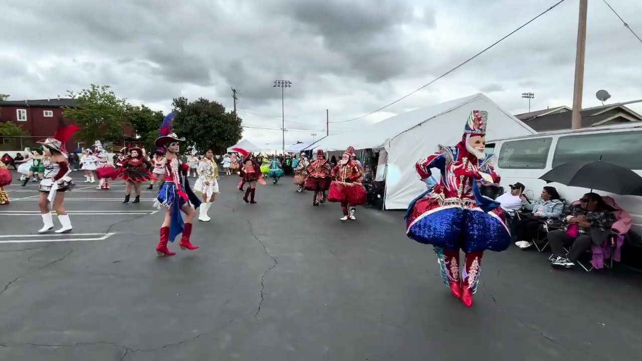 Cuadrilla Los Rebeldes, Carnaval de Tepatlaxco 2025, Los Angeles CA