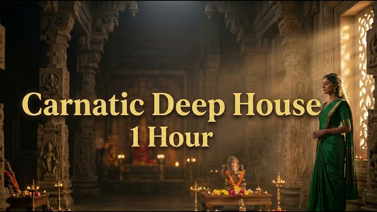Carnatic Deep House 1 Hour Groove | South Indian Raga Sunset Session 