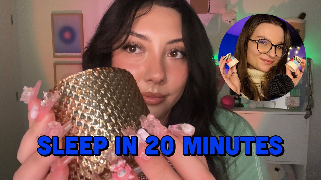 ASMR 20 triggers in 20 minutes for DEEP SLEEP 😴 and HEAD TINGLES 🧠✨🫶 with @PralieneASMR