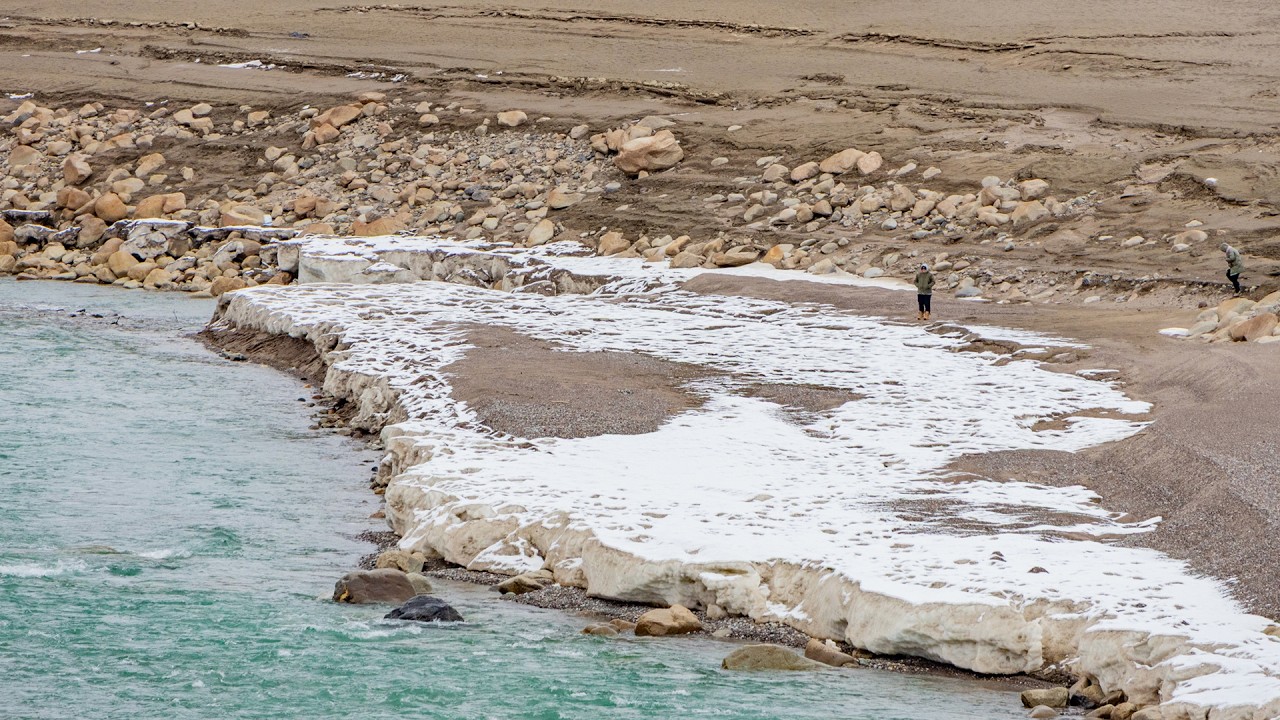Чаткал, дно Чарвака, откуда начинается водохранилище