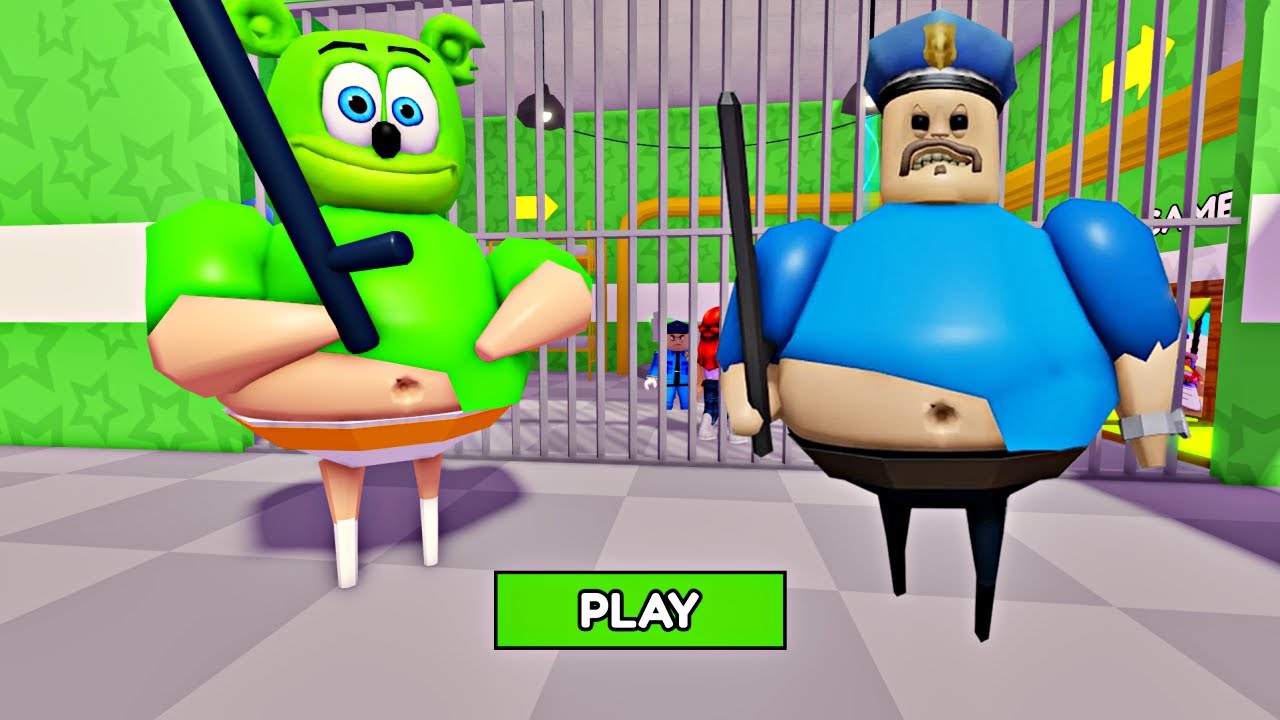 GUMMY BEAR BARRY'S PRISON RUN! OBBY Full Gameplay #roblox