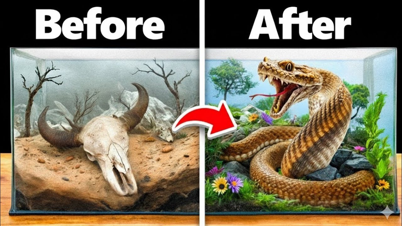 I Rebuilt an Abandoned Snake&rsquo;s Home&hellip; What Happened Next Shocked Me!