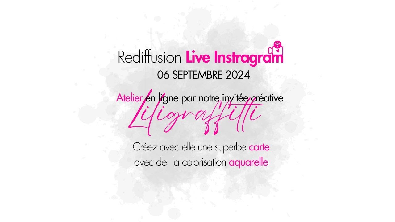 🩷 Rediffusion live Instagram de Liligraffitti du 06/09 🩷