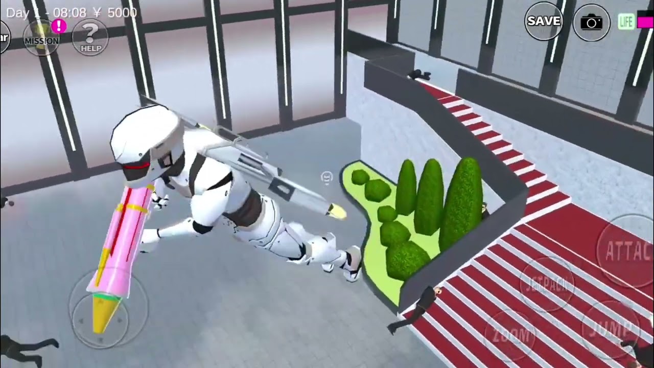 Change the face and clothing to resemble the Yakuza gang.#sakuraschoolsimulator #shortvideo 