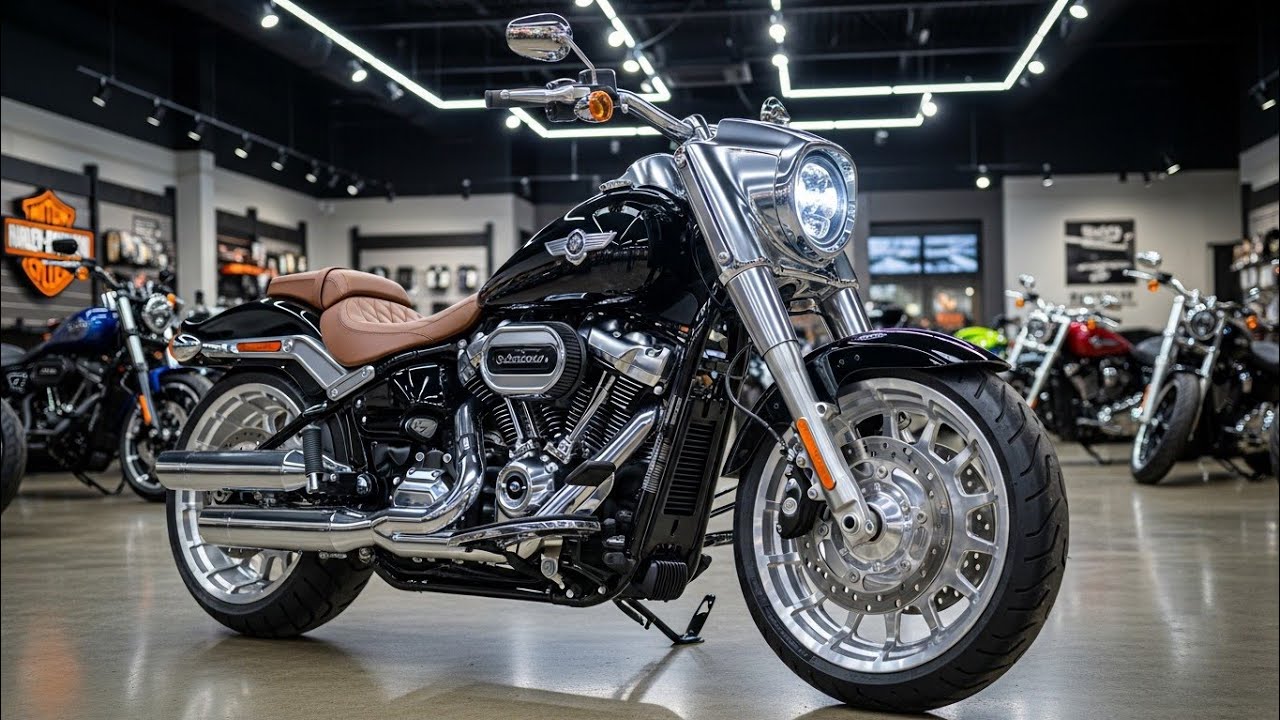 Представлен современный дизайн Harley Davidson Fat Boy 2026: цена, характеристики и полный обзор ...