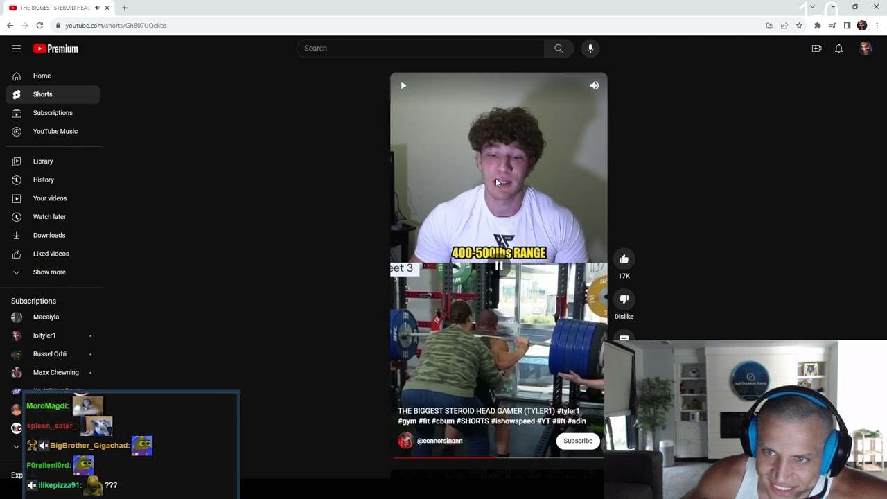 tyler1 addresses steroid accusations