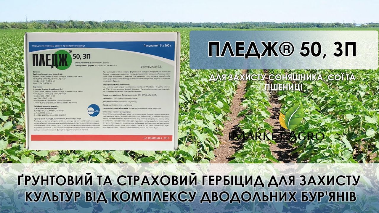 Пледж 50 гербіцид від 
