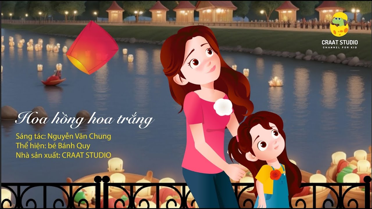 HOA HỒNG HOA TRẮNG ♫ MV Hoạt Hình | Ca Nhạc Thiếu Nhi Hay Cho Bé