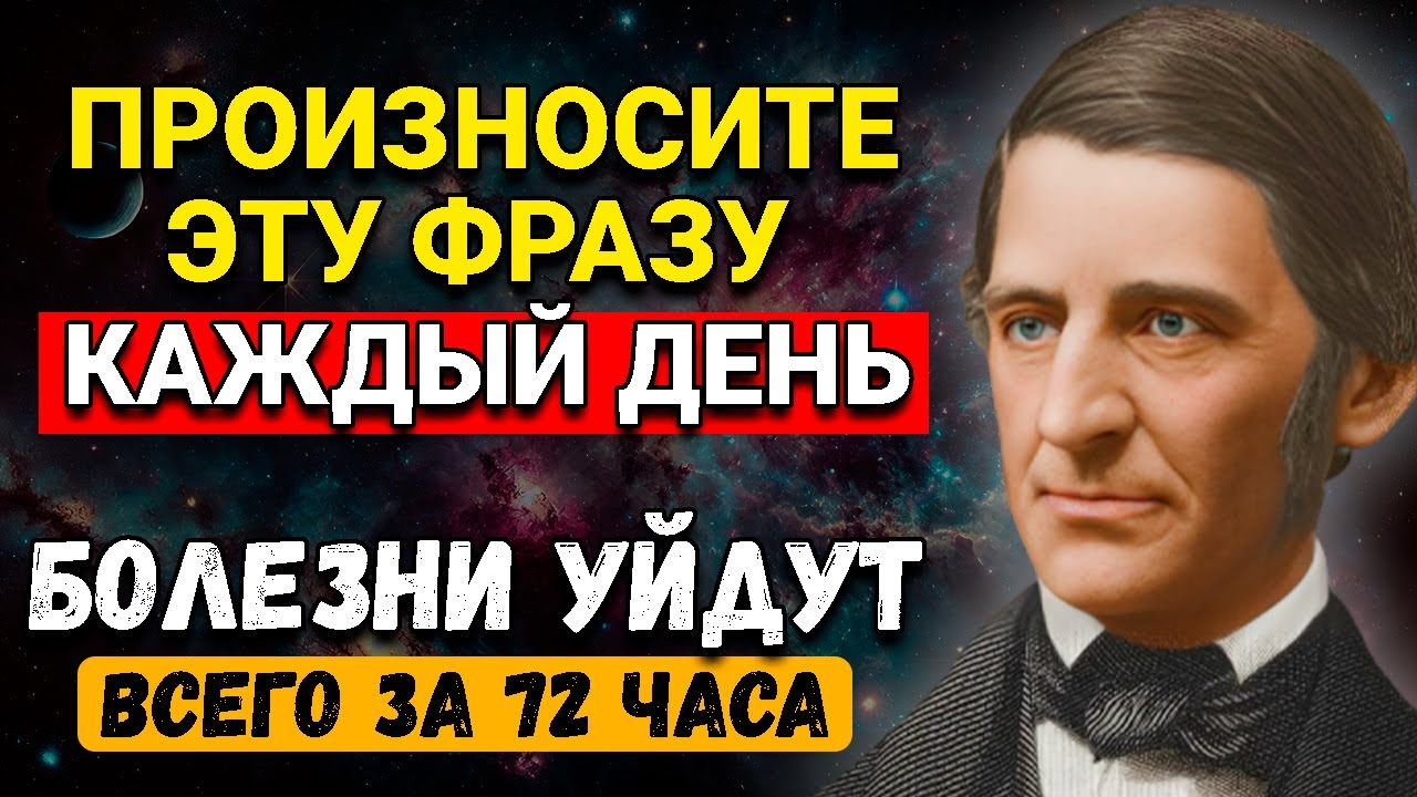 Как Ваши Слова Могут Вылечить Тело и Душу? Что Ральф Эмерсон Знал о Здоровье, Пока Врачи Молчали