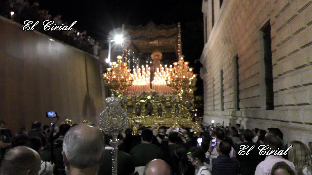 VIRGEN DE LA ESPERANZA EN TRAVESIA PINTOR NOGALES MALAGA 2021 MAGNA CAMINO DE LA GLORIA 4K