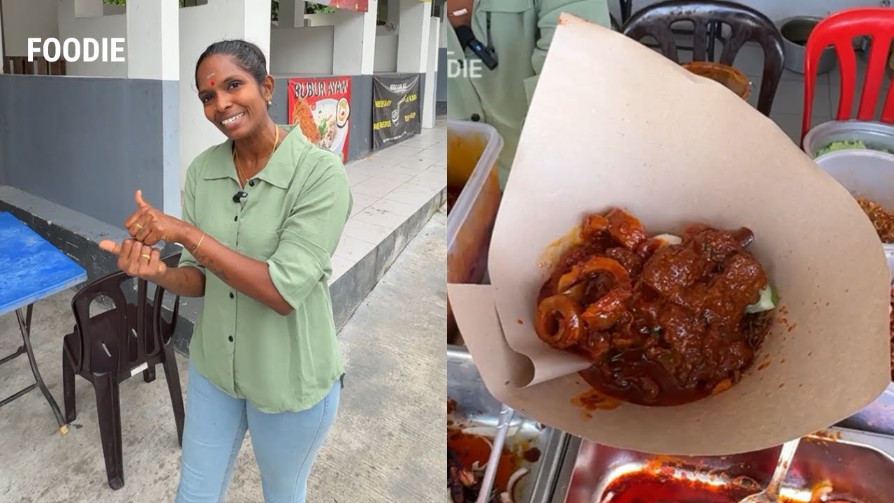 Friendly Akka Nasi Lemak! She even has outlet in Singapore!a