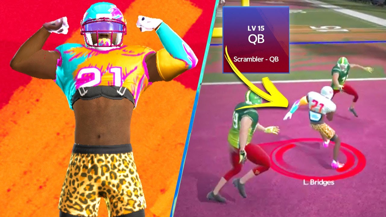 MADDEN MOBILE 21 THE YARD! QB Scrambler Is A Glitch In 5v5 Gameplay Ep. 5