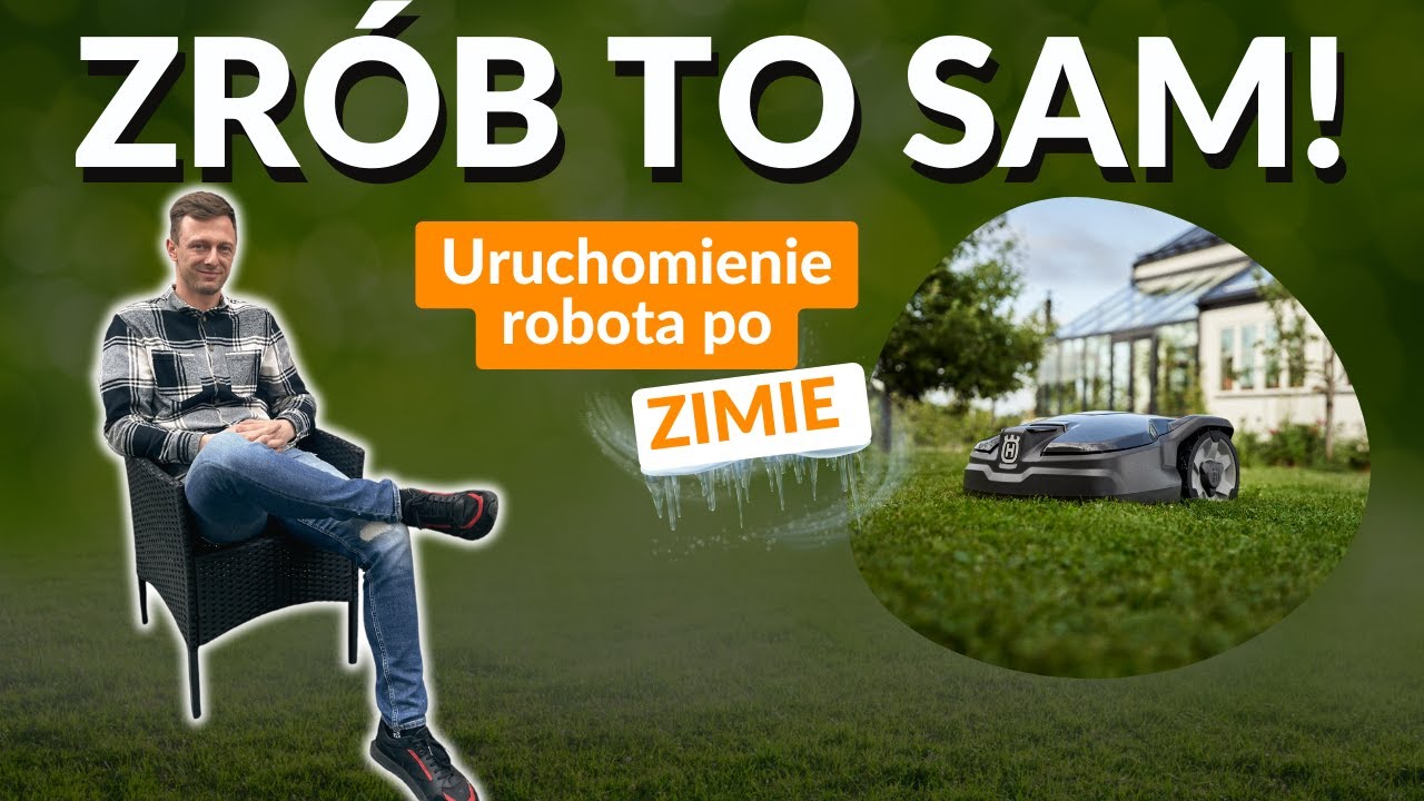 Uruchomienie robota koszącego po zimie