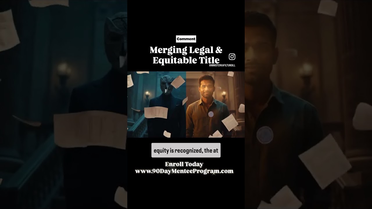 The Doctrine of Merger - Legal & Equitable Title