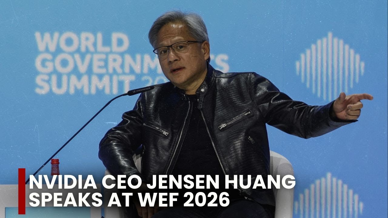 Watch LIVE: Nvidia CEO Jensen Huang Speaks At World Economic Forum 2026, Davos