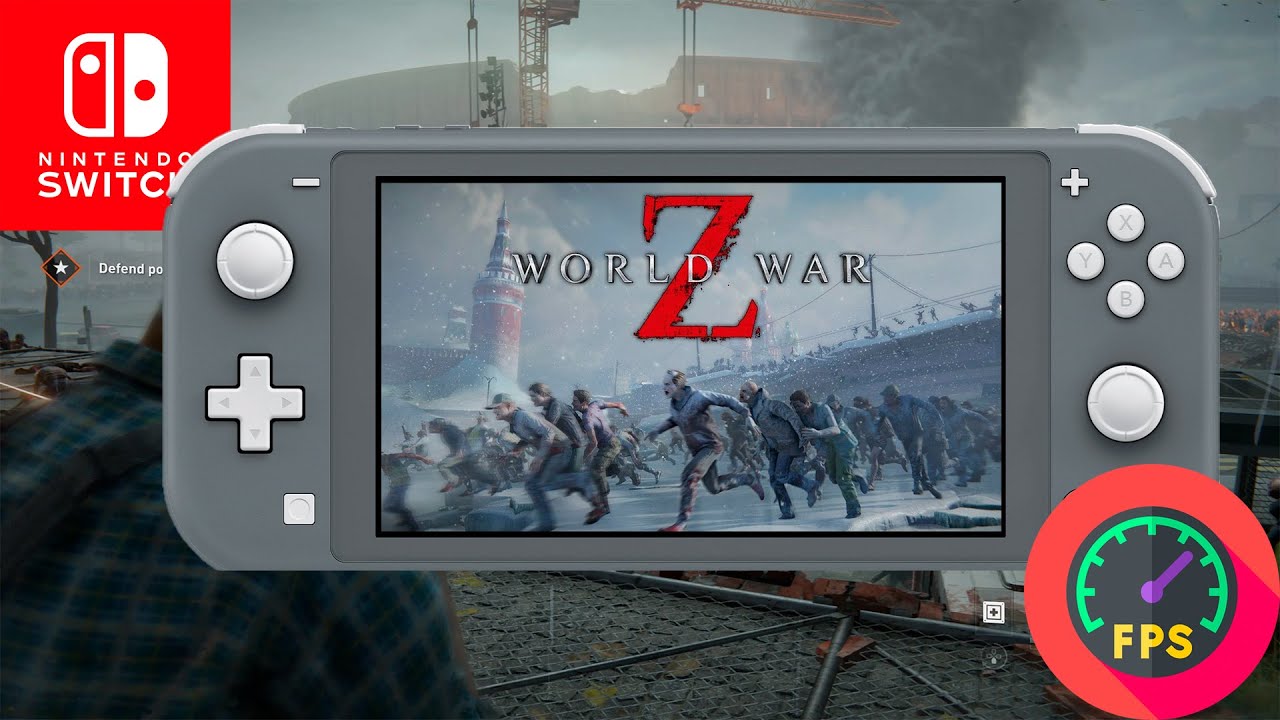World War Z Nintendo Switch Lite Gameplay - FPS Monitor