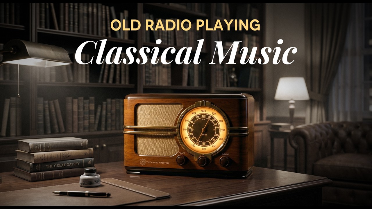 Old Radio Playing Classical Music 📻 Timeless Masterpieces from Another Era