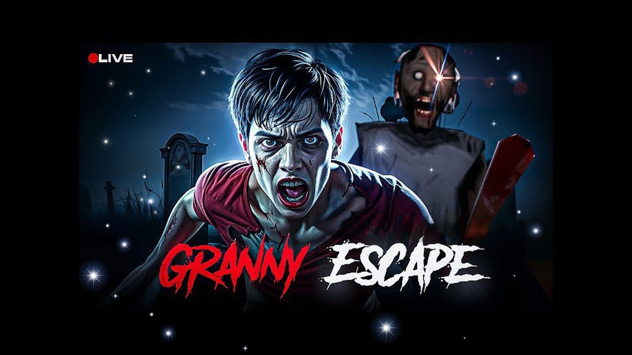 🔥 LIVE Gameplay of RED GRANNY 1 Horror Escape! 👵☠